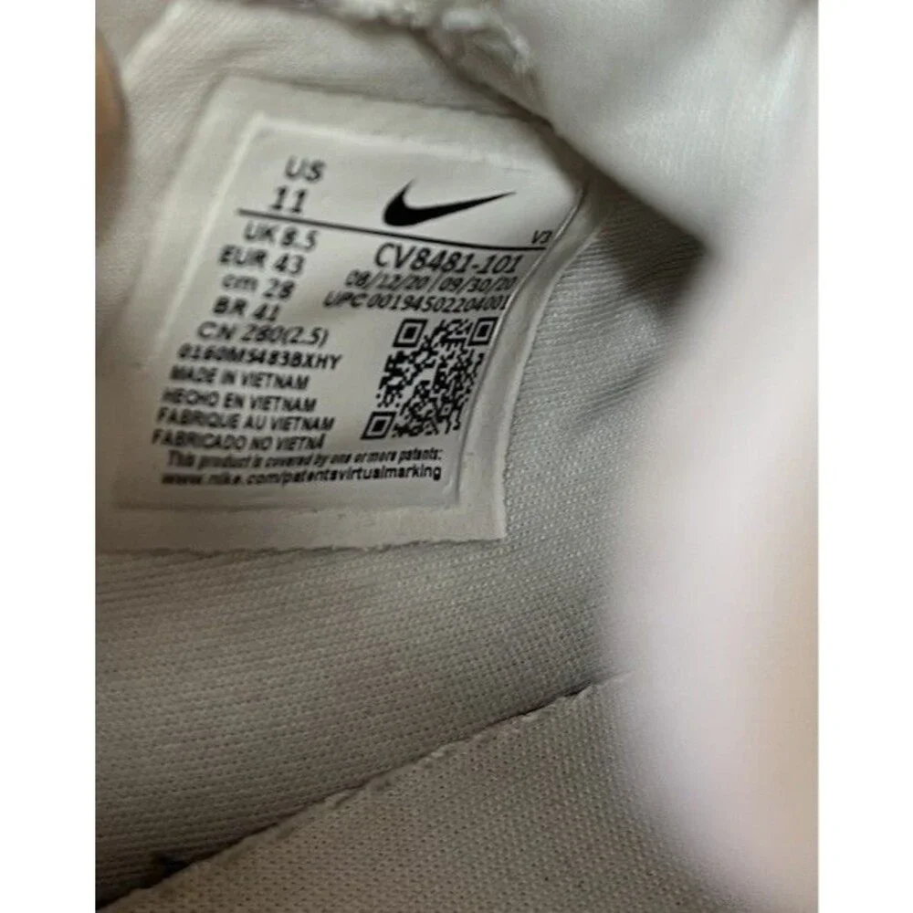 NIKE W AF1 PIXEL SE AIR FORCE 1  S White Leather CV8481-101 sz 11 Shoes Sneakers
